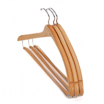 Natural Color Elegant Wood Hangers