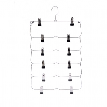 6-Layer Metal Pants Hanger