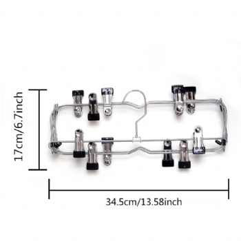 6-Layer Metal Pants Hanger