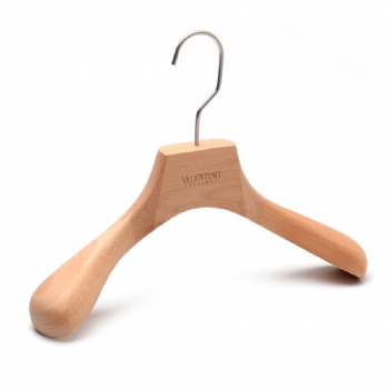 Heavy Beech wooden coat hanger